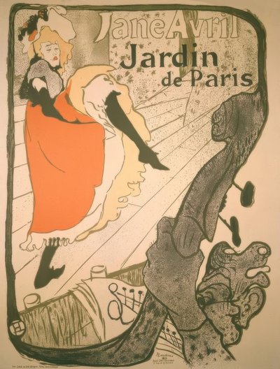 Jane Avril da Henri de Toulouse Lautrec