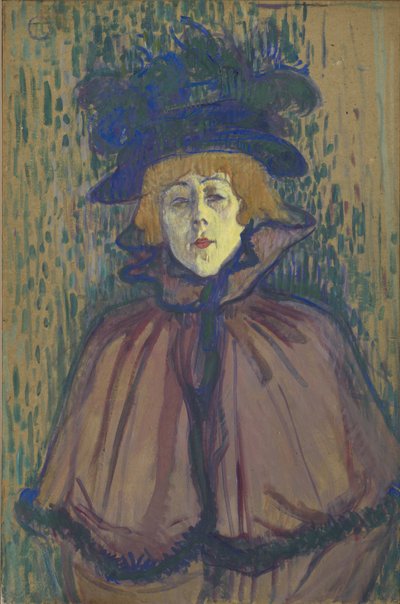 Jane Avril, 1891-92 da Henri de Toulouse Lautrec