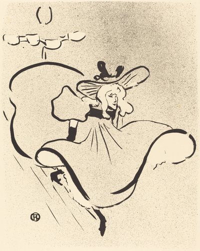 Jane Avril da Henri de Toulouse Lautrec