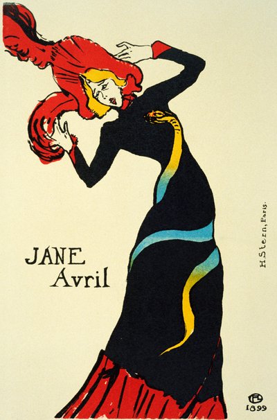Jane Avril da Henri de Toulouse Lautrec