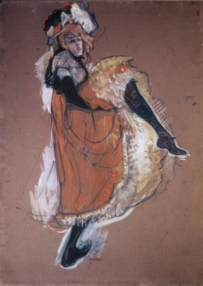 Jane Avril danzante da Henri de Toulouse Lautrec