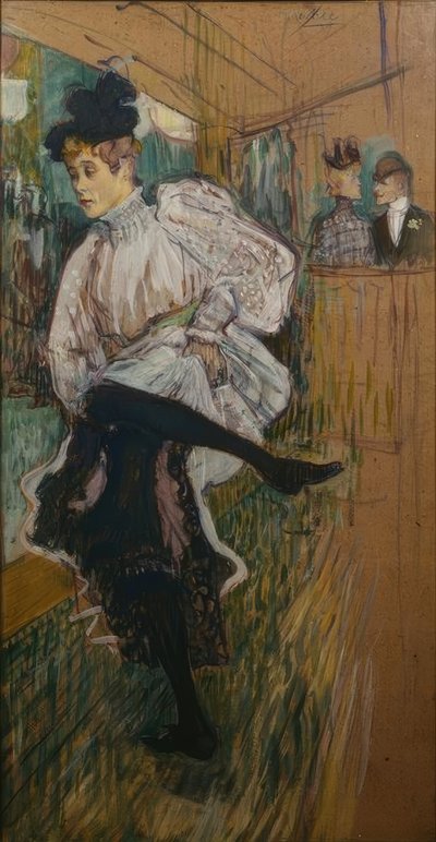 Jane Avril che danza da Henri de Toulouse Lautrec