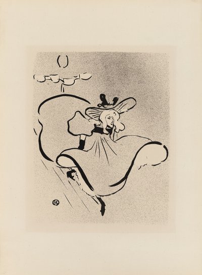 Jane Avril, dal Le Café-Concert da Henri de Toulouse Lautrec