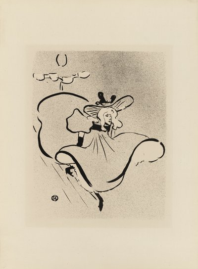 Jane Avril, da Le Café-Concert da Henri de Toulouse Lautrec