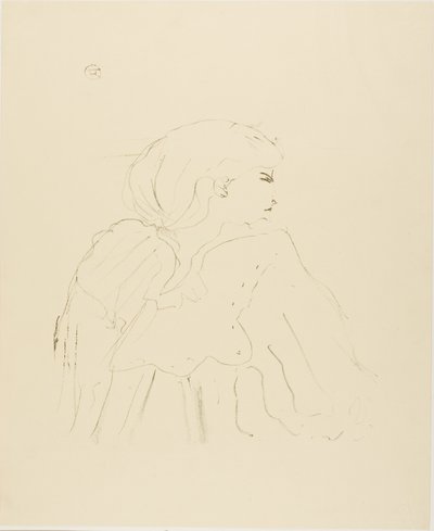 Jane Hading, da Treize Lithographies da Henri de Toulouse Lautrec