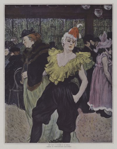 La clownessa Cha-U-Kao al Moulin Rouge da Henri de Toulouse Lautrec