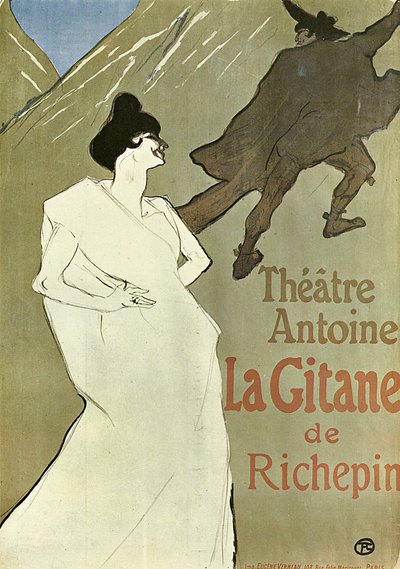 La Gitane, 1899-1900 da Henri de Toulouse Lautrec