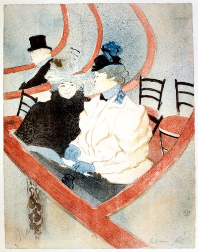 La Grande Loge, 1896-1897 da Henri de Toulouse Lautrec