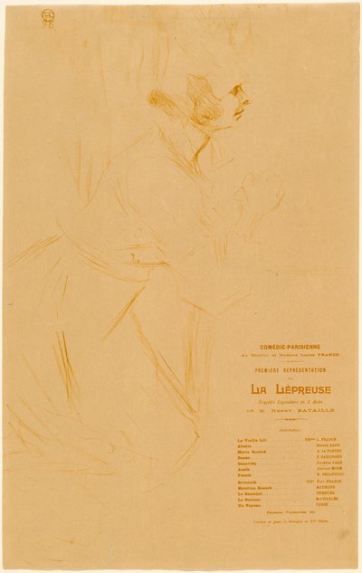La Lebbrosa da Henri de Toulouse Lautrec