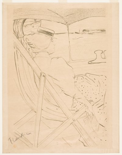 La passeggera del 54 da Henri de Toulouse Lautrec