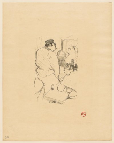 Il terrore di Grenelle da Henri de Toulouse Lautrec