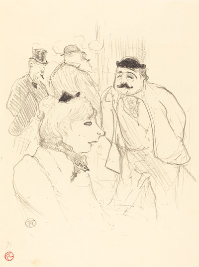La Tige (Moulin-Rouge) da Henri de Toulouse Lautrec