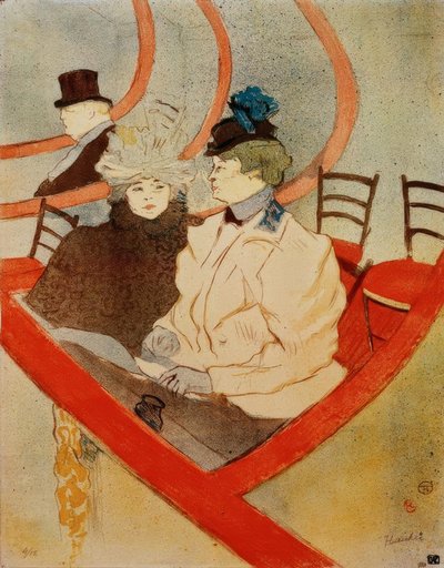 La grande loggia da Henri de Toulouse Lautrec