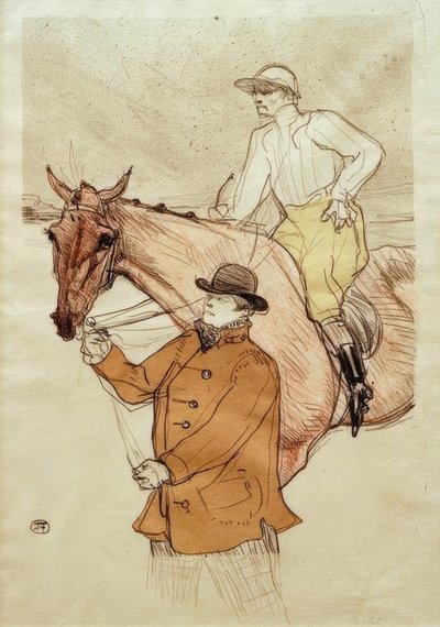 Il fantino che si reca al palo da Henri de Toulouse Lautrec