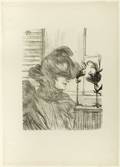 Le Margoin (Mademoiselle Louise Blouet) da Henri de Toulouse Lautrec