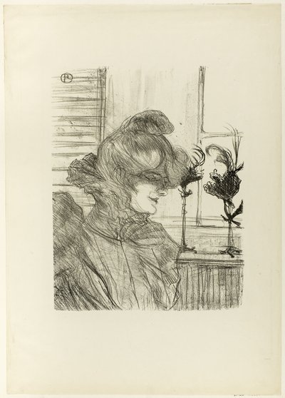 Le Margoin (Mademoiselle Louise Blouet) da Henri de Toulouse Lautrec