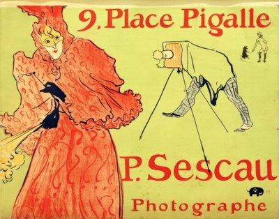 Il fotografo Sescau da Henri de Toulouse Lautrec