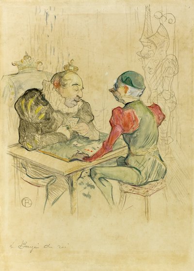 Le bézigue da Henri de Toulouse Lautrec