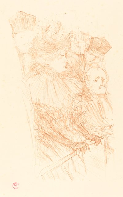 Processo Lebaudy - Testimonianza di Mlle. Marsy da Henri de Toulouse Lautrec