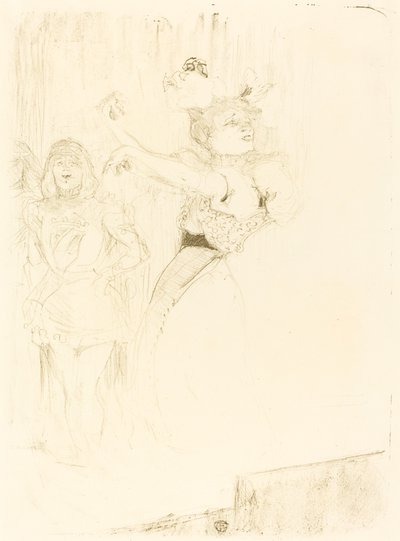Lender che balla il bolero in "Chilperic" da Henri de Toulouse Lautrec