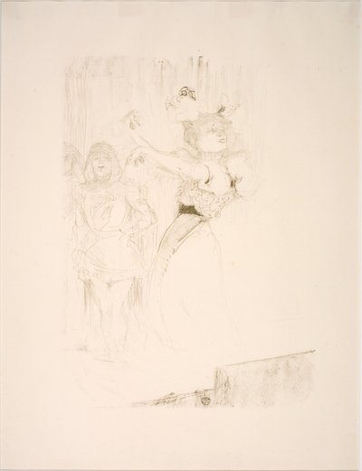 Lender che danza il passo del Bolero, in Chilpéric da Henri de Toulouse Lautrec