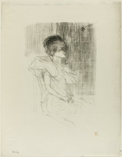 Usuraio seduto da Henri de Toulouse Lautrec