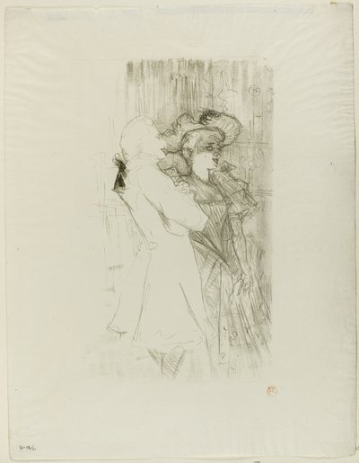 Lender e Auguez in La Chanson de Fortunio da Henri de Toulouse Lautrec