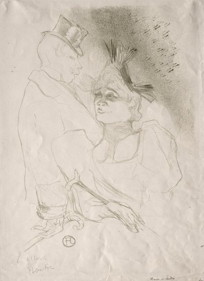 Creditore e Barone da Henri de Toulouse Lautrec