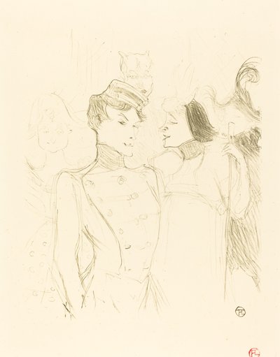 Lender e Lavalliere da Henri de Toulouse Lautrec
