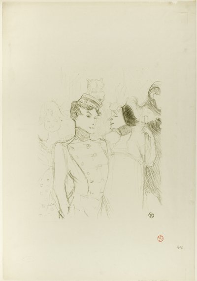 Lender e Lavallière in una rivista al Variétés da Henri de Toulouse Lautrec