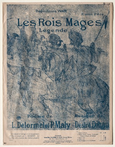 I Re Magi, 1899 da Henri de Toulouse Lautrec