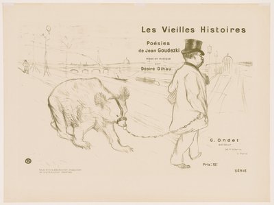 Le Vecchie Storie: Copertina - Frontespizio da Henri de Toulouse Lautrec