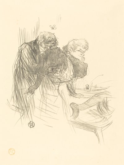 Le vecchie farfalle, 1895 da Henri de Toulouse Lautrec