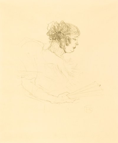 Luce Myres di profilo da Henri de Toulouse Lautrec