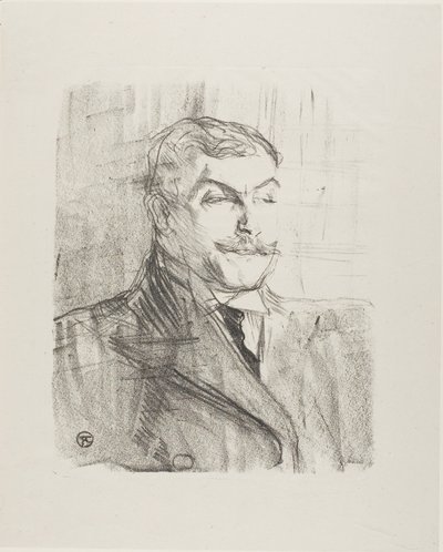 Lucien Guitry, da Tredici Litografie da Henri de Toulouse Lautrec