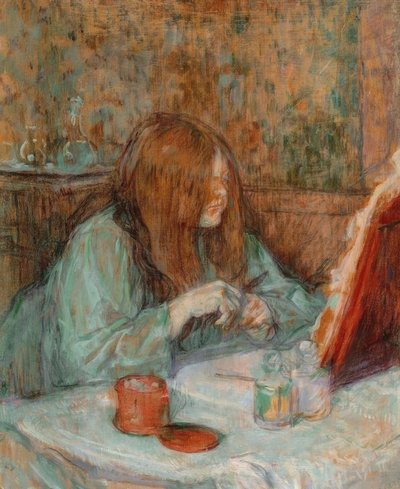 Madame Poupoule alla sua toilette da Henri de Toulouse Lautrec
