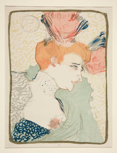 Mademoiselle Marcelle Lender, en Buste (Ritratto Busto di Mademoiselle Marcelle Lender) da Henri de Toulouse Lautrec
