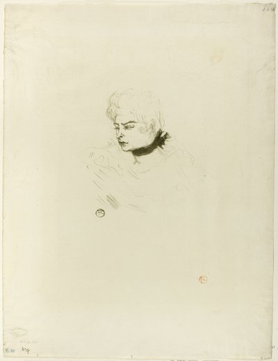 Mademoiselle Pois Vert da Henri de Toulouse Lautrec