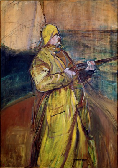 Maurice Joyant nella Baia della Somme da Henri de Toulouse Lautrec