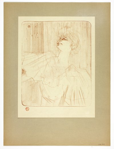 À Menilmontant di Bruant, quarto piatto di Yvette Guilbert da Henri de Toulouse Lautrec