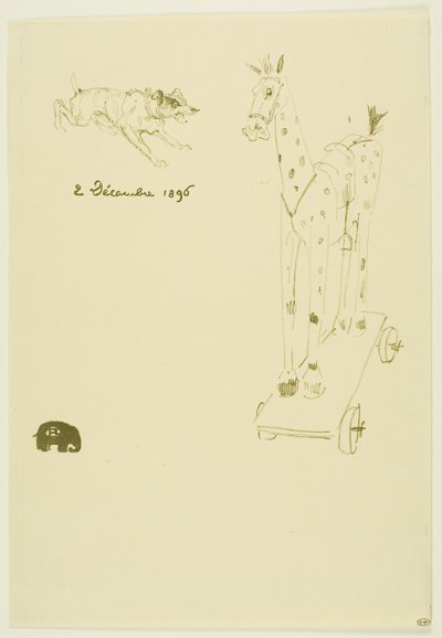 Menu Sylvain da Henri de Toulouse Lautrec