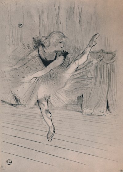 Miss Ida Heath, ballerina inglese, c.1894, 1946 da Henri de Toulouse Lautrec