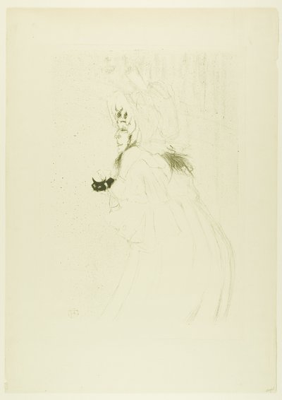 Miss May Belfort che fa un inchino da Henri de Toulouse Lautrec