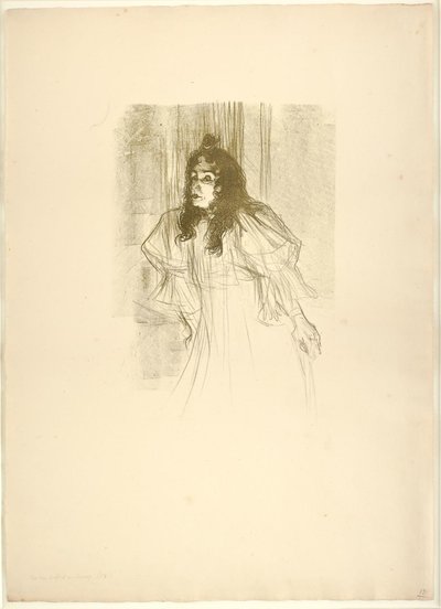 Miss May Belfort en Cheveux da Henri de Toulouse Lautrec