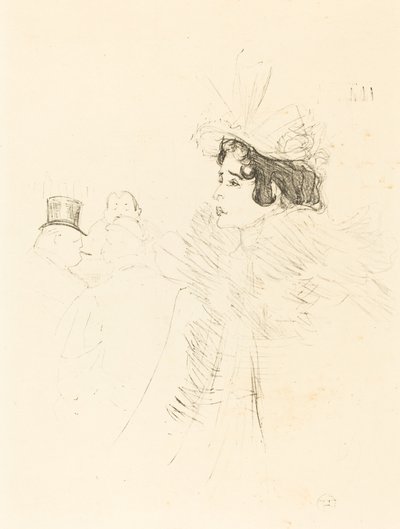 Miss May Belfort nel bar irlandese e americano, rue Royale da Henri de Toulouse Lautrec