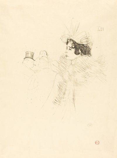 Miss May Belfort nel bar irlandese e americano, rue Royale da Henri de Toulouse Lautrec