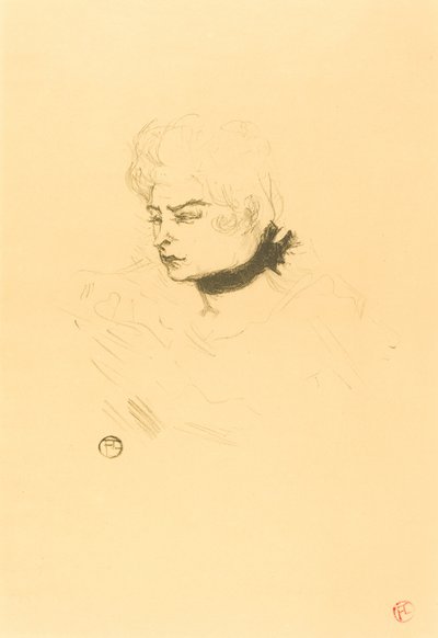 Mlle. Pois Vert da Henri de Toulouse Lautrec