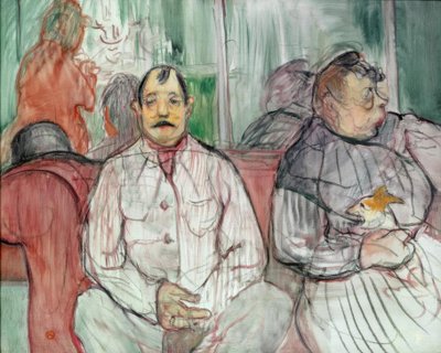 Monsieur, Madame e il cane da Henri de Toulouse Lautrec