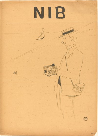 Nib o il Fotografo Amatoriale [recto destro] da Henri de Toulouse Lautrec