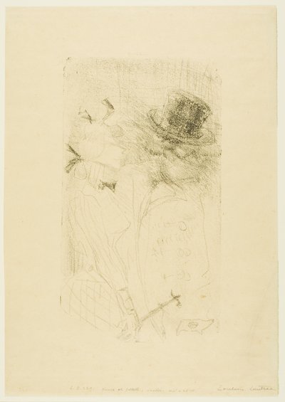 Vecchio e giovane ragazza da Henri de Toulouse Lautrec